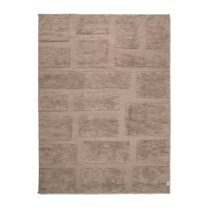 Bricks Wollteppich 170 x 230cm - Beige - Classic Collection