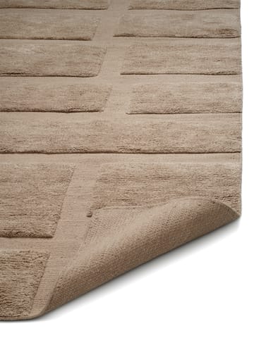 Bricks Wollteppich 170 x 230cm - Beige - Classic Collection