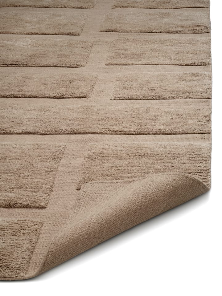 Bricks Wollteppich 250 x 350cm - Beige - Classic Collection