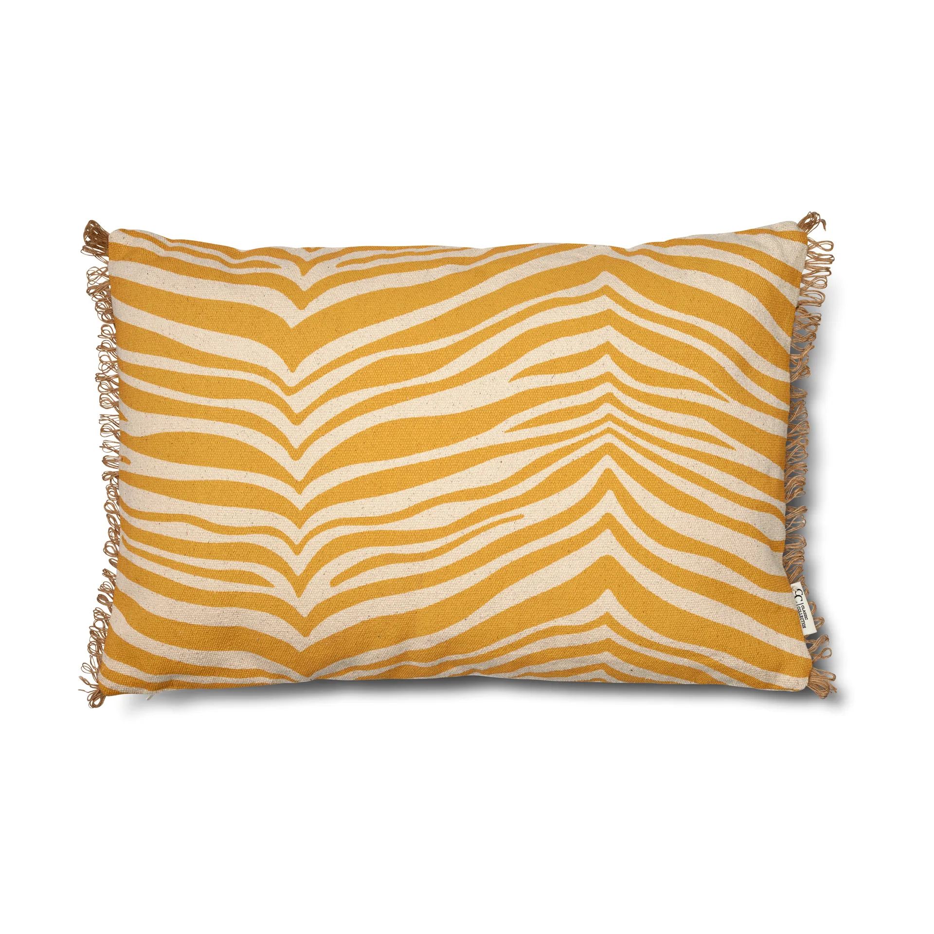 Classic Collection Zebra Kissen 40x60 cm, Yellow Classic Collection