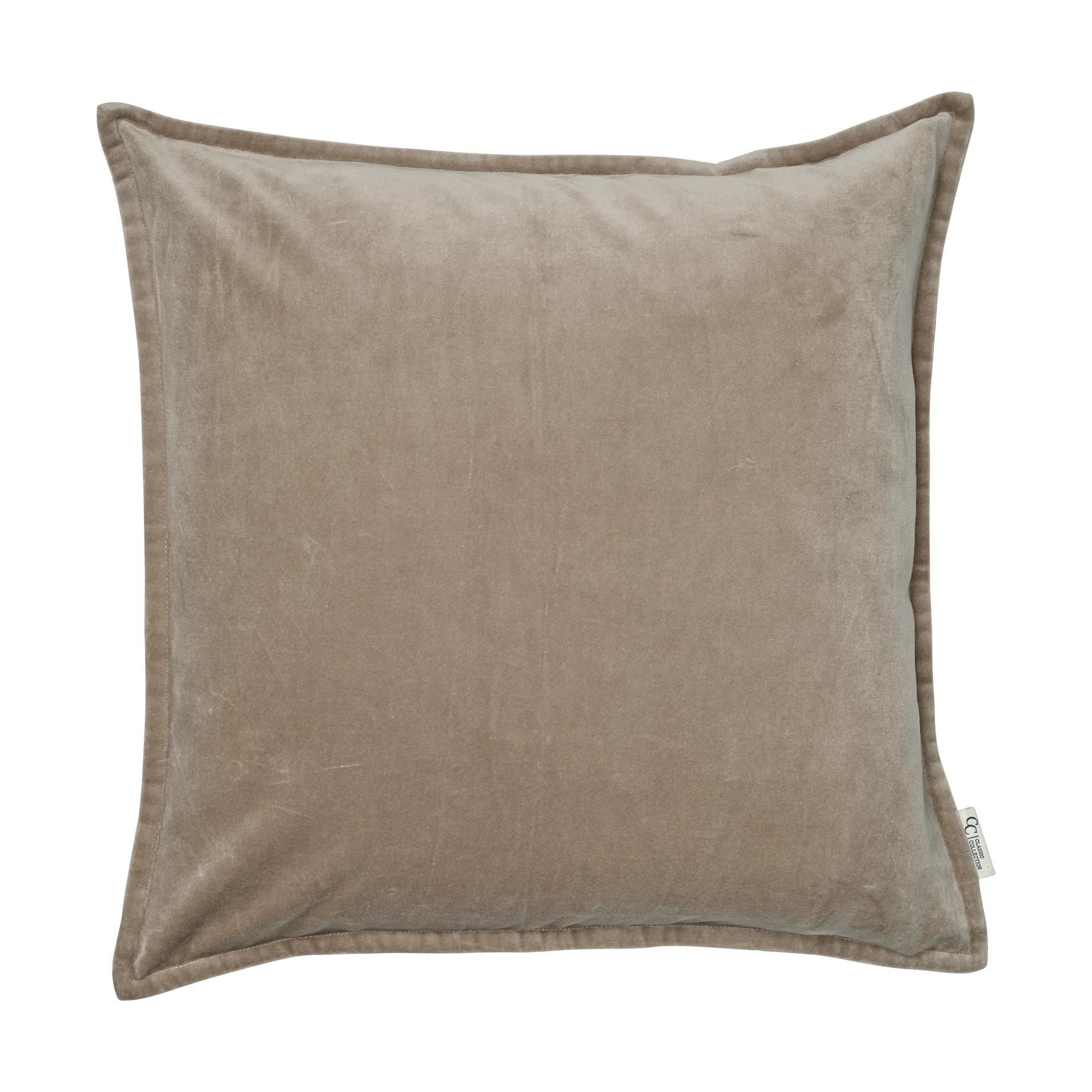 Classic Velvet Kissenbezug 50x50 cm, Beige Classic Collection