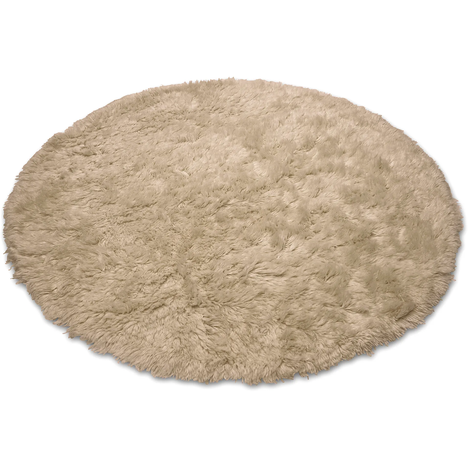 Cloudy Wollteppich Ø160cm, Beige Classic Collection