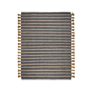 Cundin Teppich - Schwarz/Jute, 170 x 230cm - Classic Collection