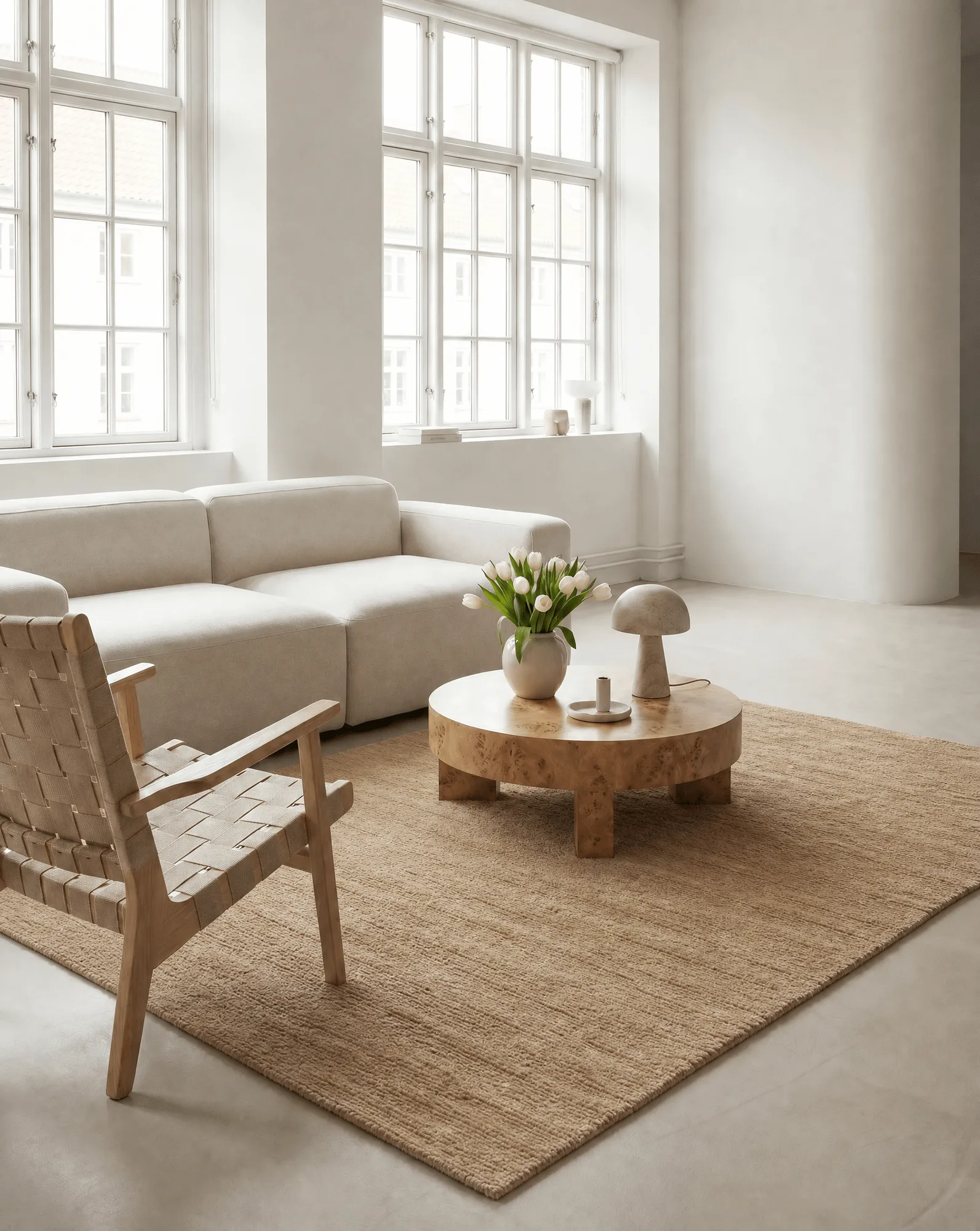 Dune Wollteppich, Wheat, 200x300 cm Classic Collection