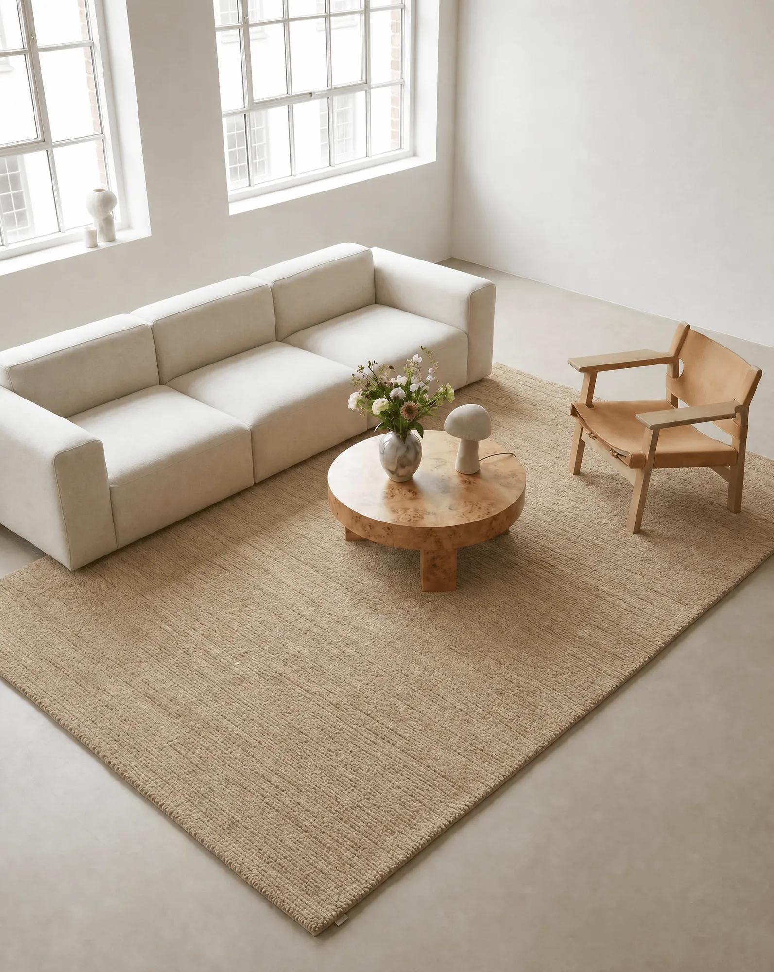 Dune Wollteppich, Wheat, 250x350 cm Classic Collection