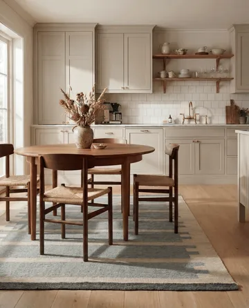 Falsterbo Wollteppich - Blue, 200x300 cm - Classic Collection