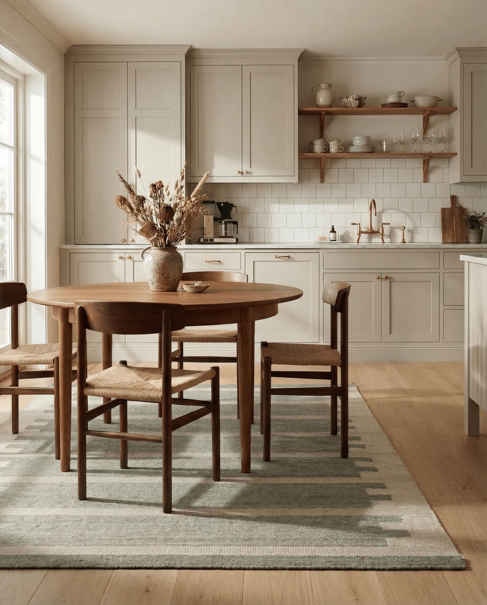 Falsterbo Wollteppich, Green, 200x300 cm Classic Collection