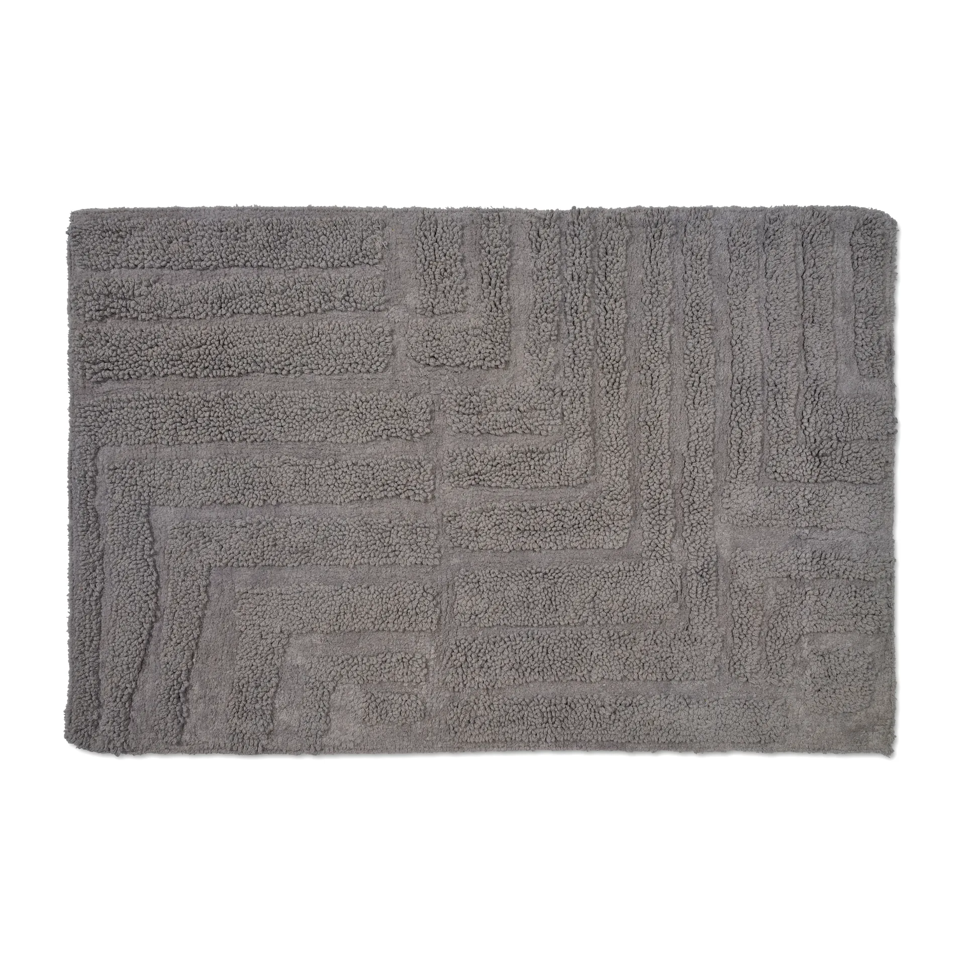 Field Badezimmerteppich 60 x 90cm, Grey Classic Collection