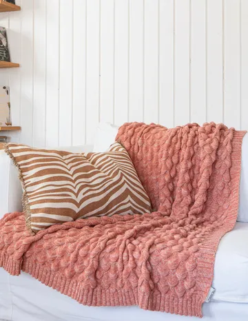 Gems Decke 130 x 170 cm - Brown - Classic Collection