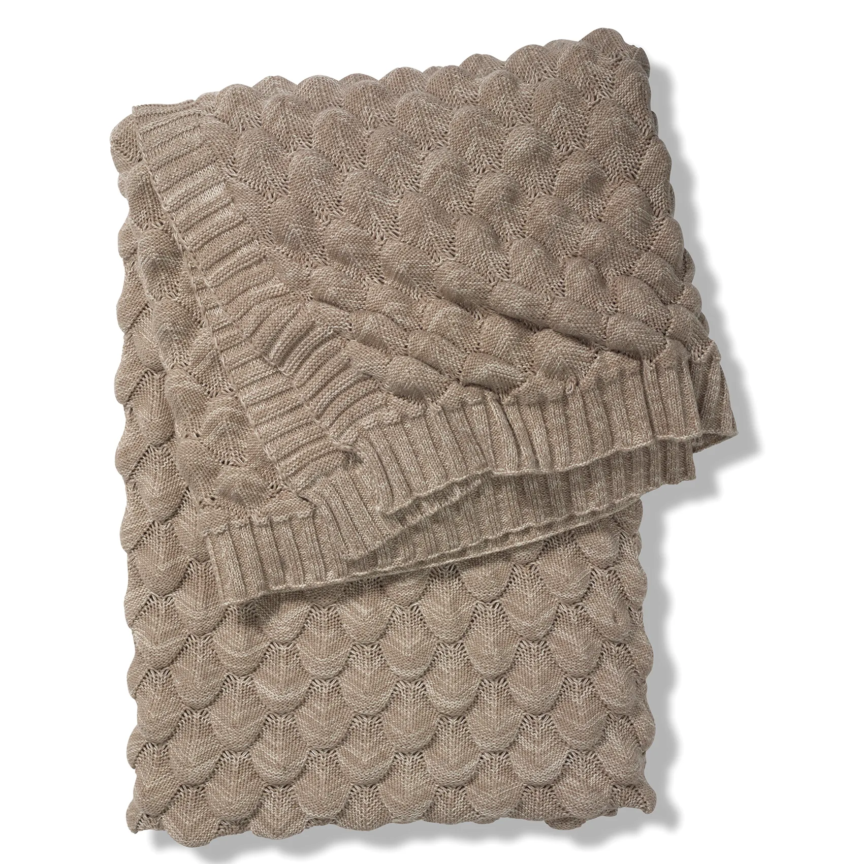 Gems Decke 130 x 170 cm, Simply taupe Classic Collection