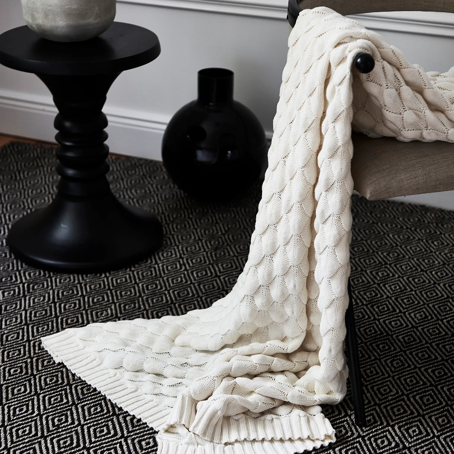 Gems Decke 130 x 170 cm, Weiß Classic Collection