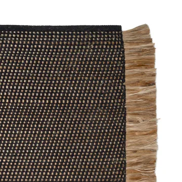 Goa Teppich 170 x 230cm - Schwarz-jute - Classic Collection