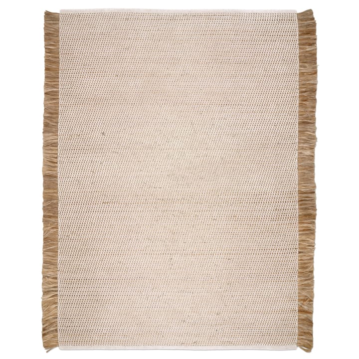 Goa Teppich 170 x 230cm - Weiß-Jute - Classic Collection