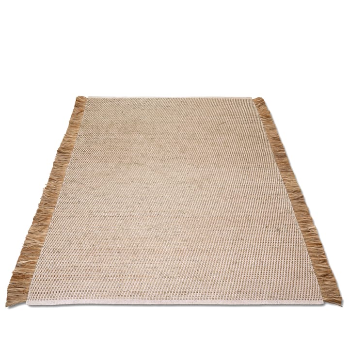 Goa Teppich 170 x 230cm - Weiß-Jute - Classic Collection