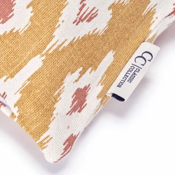 Ikat Diamond Kissenbezug 50x50 cm - Yellow - Classic Collection