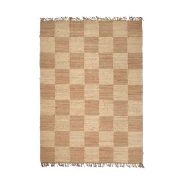 Jute Squares Teppich - Natural, 200x300 cm - Classic Collection