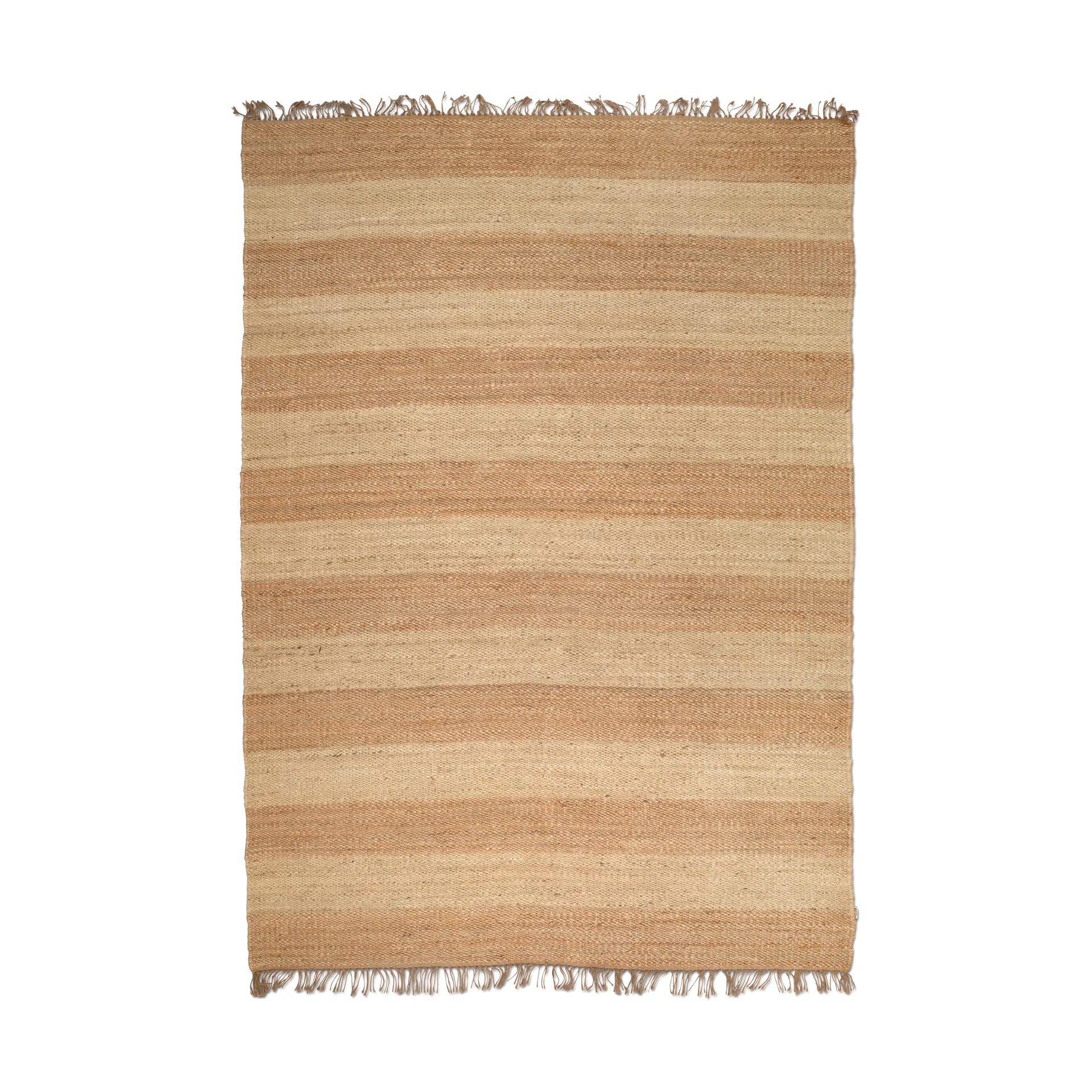 Jute Stripes Teppich, Natural jute, 250x350 cm Classic Collection
