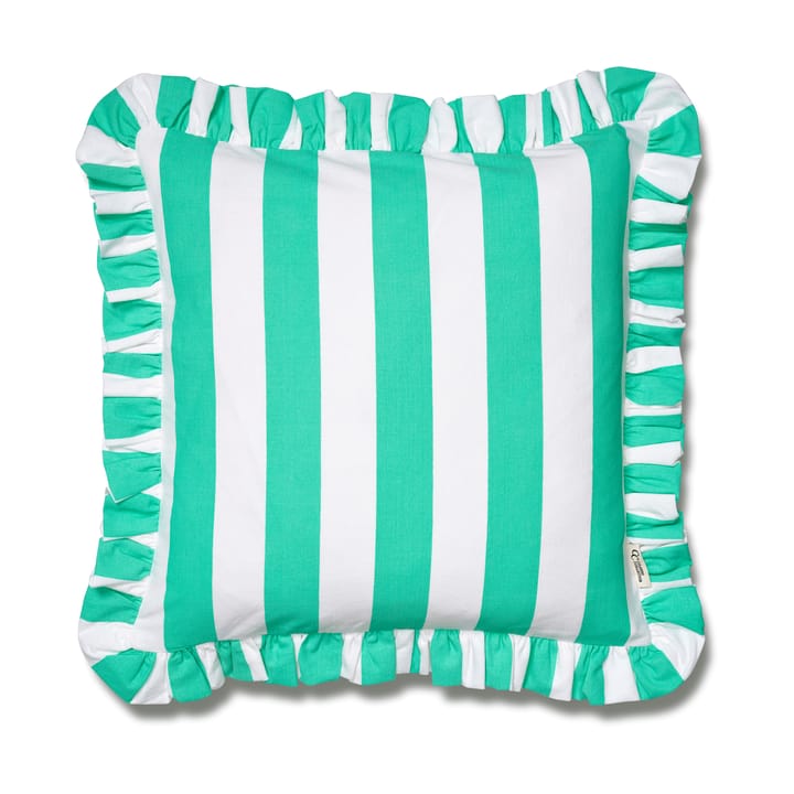 Kissenbezug Ruffle Stripes 50x50 cm - Sage - Classic Collection