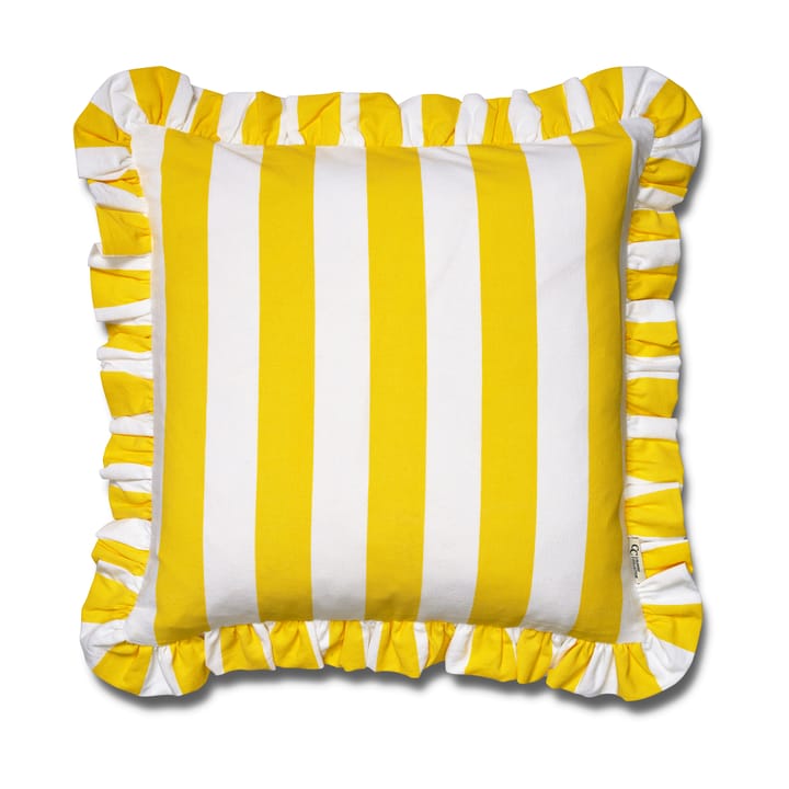 Kissenbezug Ruffle Stripes 50x50 cm - Yellow - Classic Collection