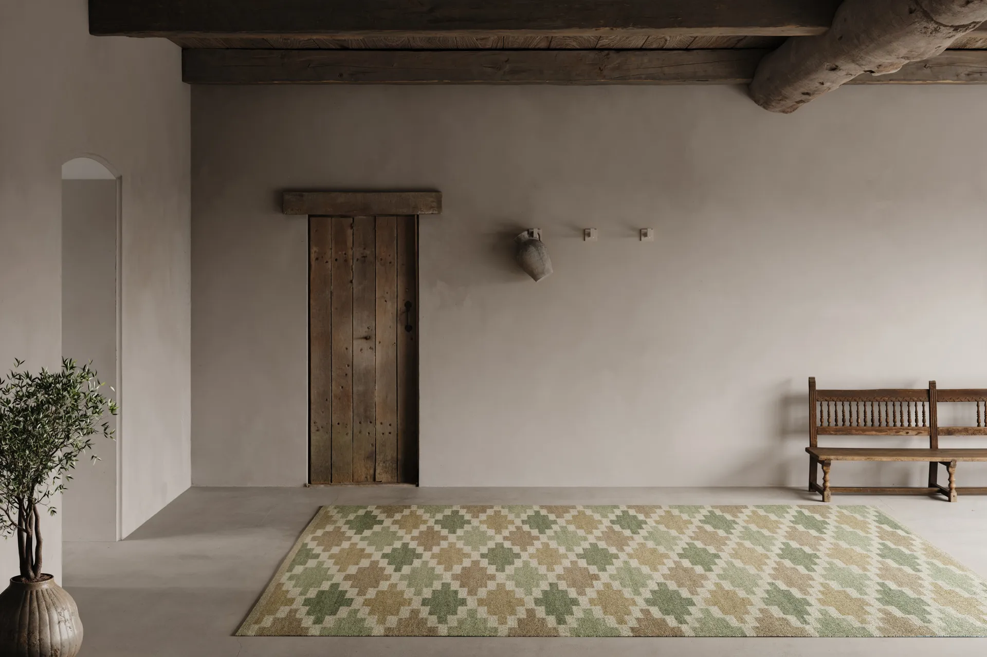 Korsnäs Teppich, Grünbeige, 200x300 cm Classic Collection