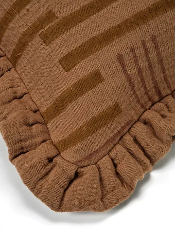 Lines Kissenbezug 50x50 cm - Amber - Classic Collection