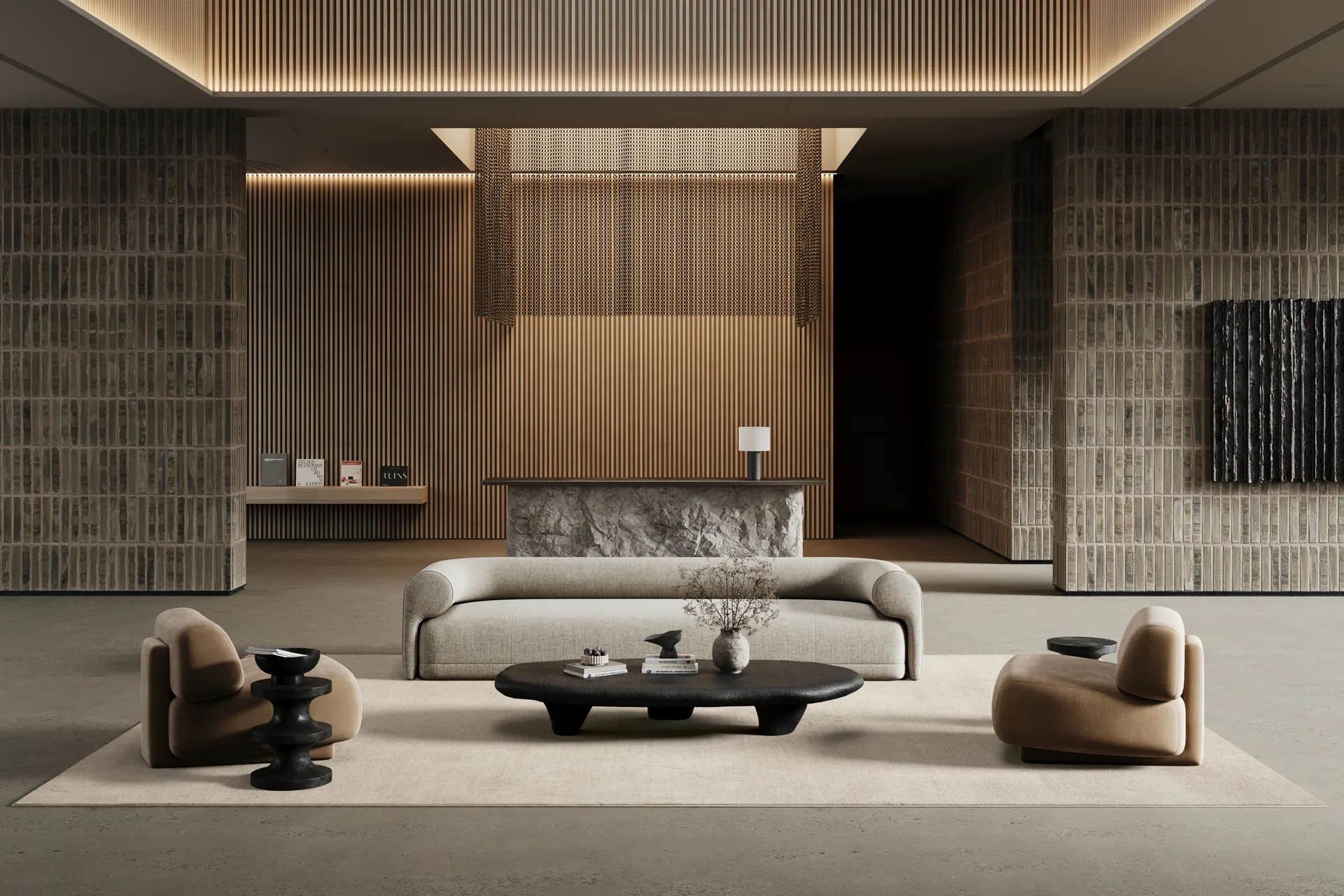 Lobby Teppich, Off-white, 400x600 cm Classic Collection