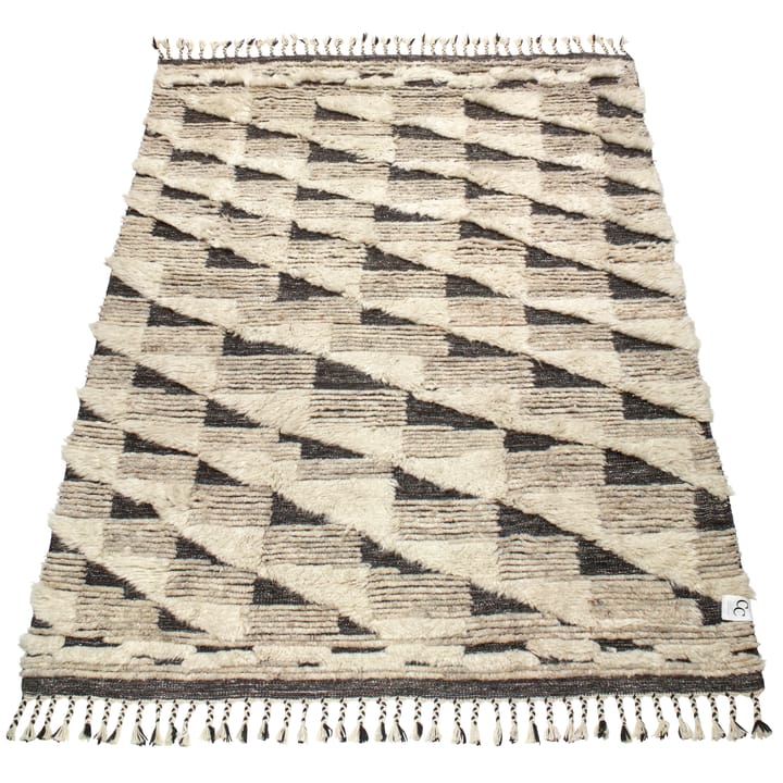 Marrakesh Wollteppich 200 x 300cm - Ivory-charcoal - Classic Collection