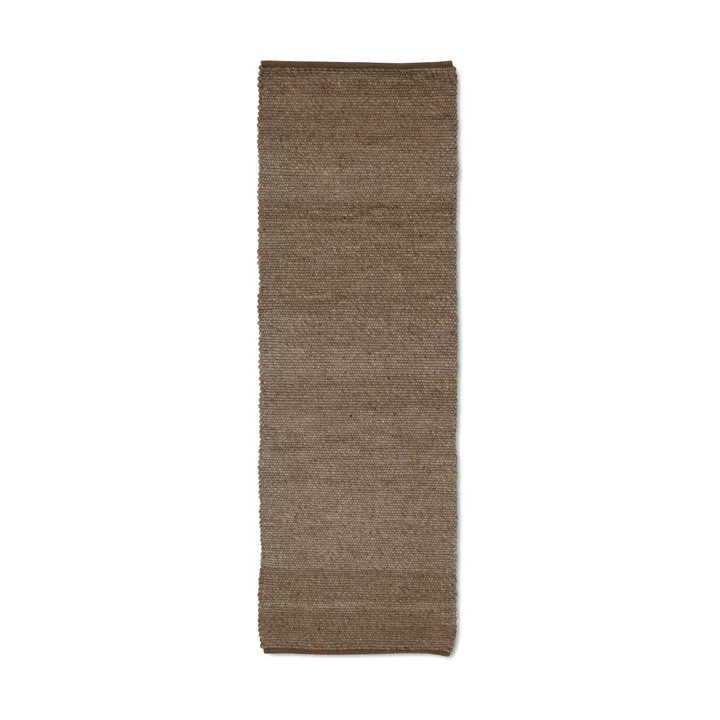Merino Flurteppich - Braun, 80x250 cm - Classic Collection