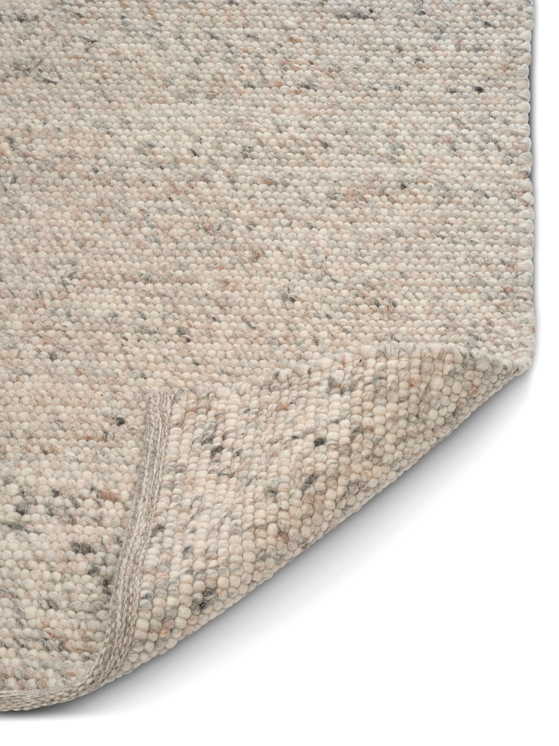 Merino Flurteppich, Natural-beige, 80x200 cm Classic Collection