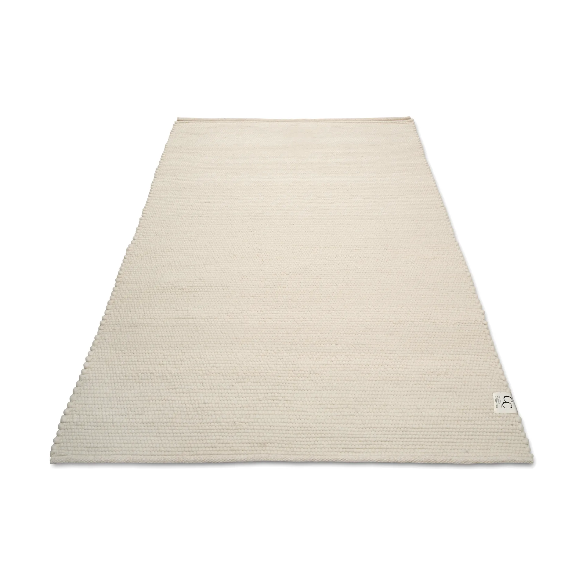 Merino Wollteppich 200 x 300cm, Weiß Classic Collection