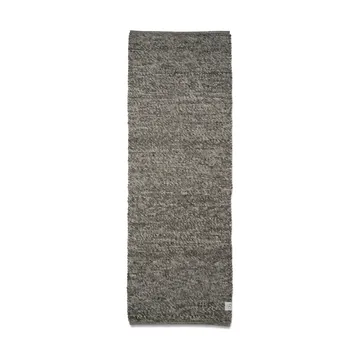 Merino Wollteppich 80 x 250cm - Grau - Classic Collection