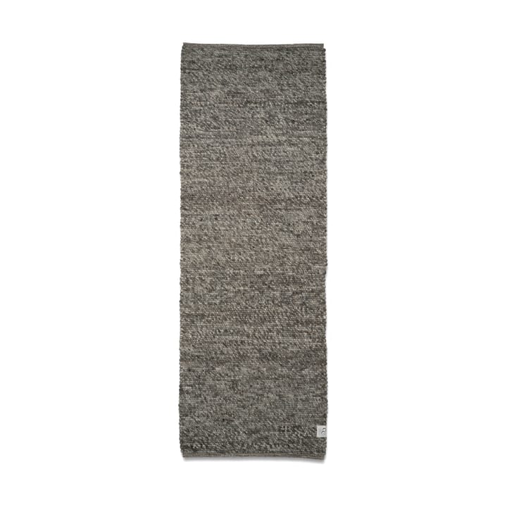 Merino Wollteppich 80 x 250cm - Grau - Classic Collection