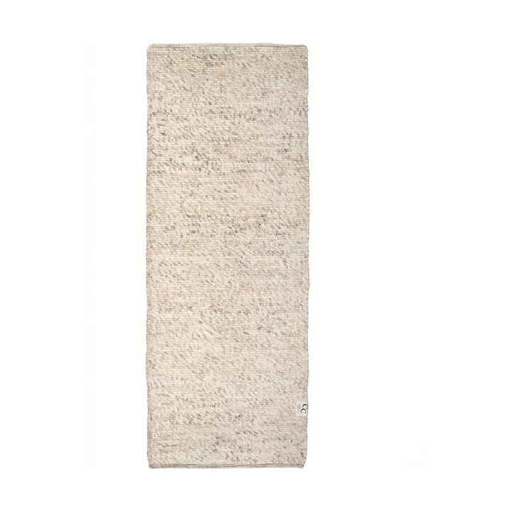 Merino Wollteppich 80 x 250cm - Naturbeige - Classic Collection