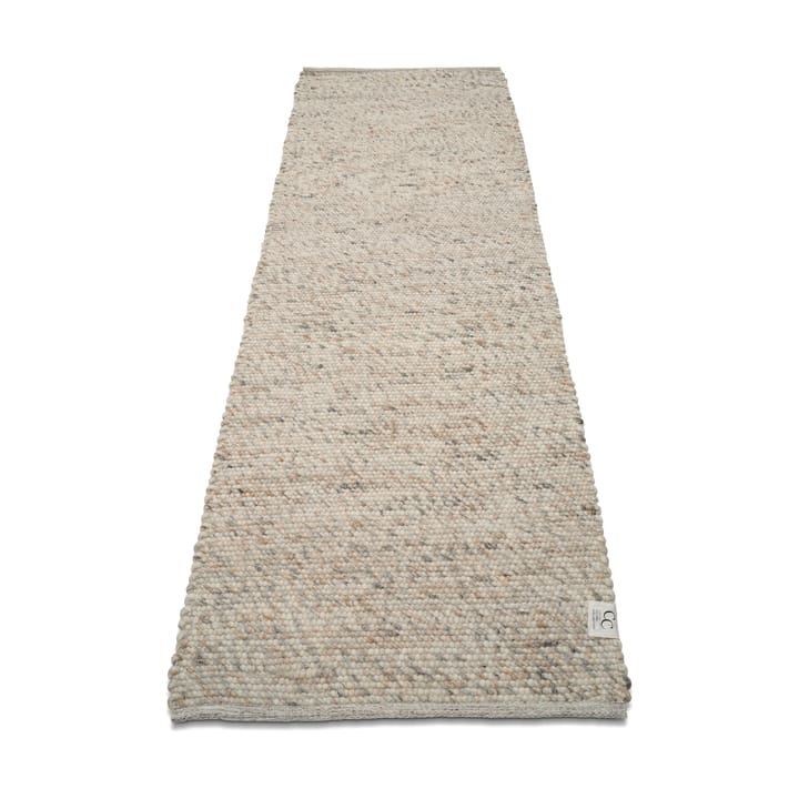 Merino Wollteppich 80 x 250cm - Naturbeige - Classic Collection