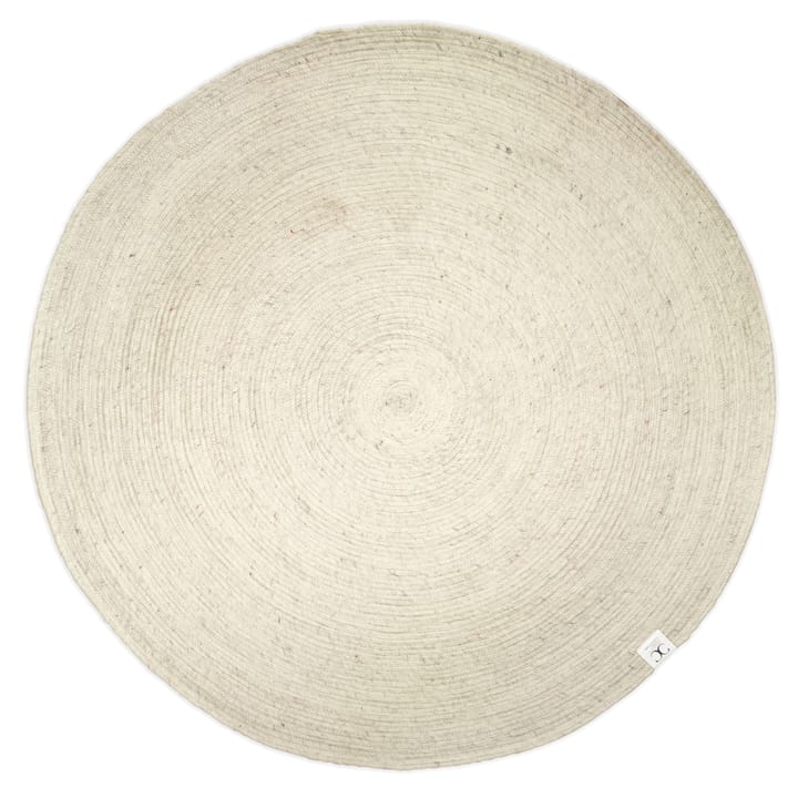 Merino Wollteppich rund Ø160cm - weiß - Classic Collection