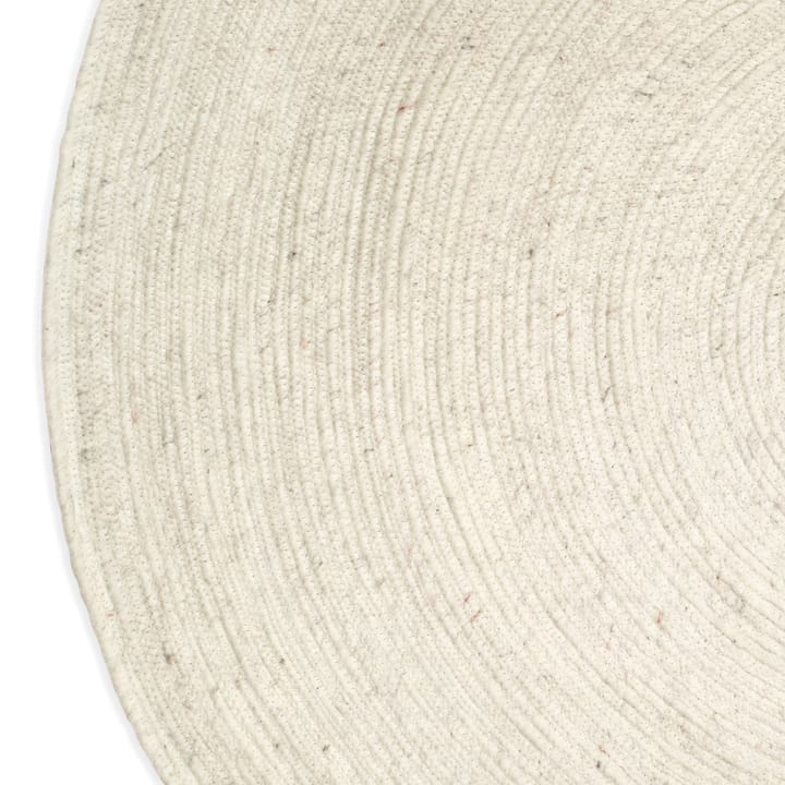 Merino Wollteppich rund Ø160cm - Weiß - Classic Collection