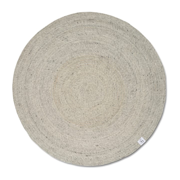 Merino Wollteppich rund Ø200cm - Concrete - Classic Collection