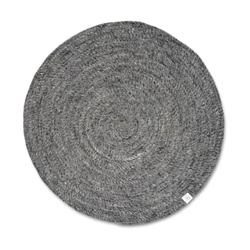 Merino Wollteppich rund Ø240 cm - Granit - Classic Collection