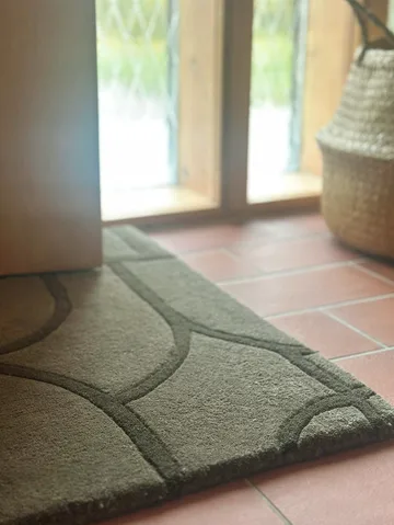 Modern Abstract Fußmatte 60x90 cm - Grün - Classic Collection