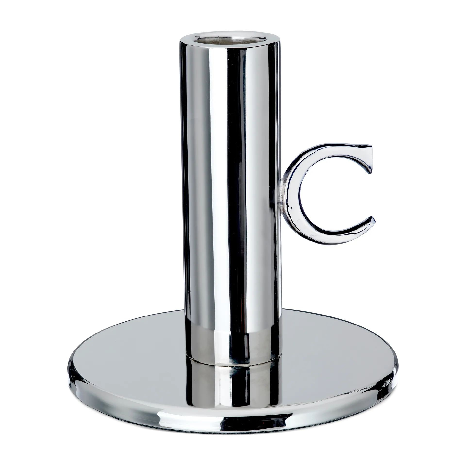 Monogram Kerzenhalter 11cm, Messing vernickelt Classic Collection