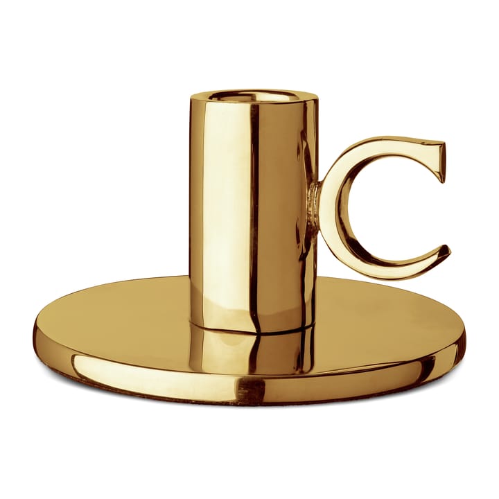 Monogram Kerzenhalter 6cm, Messing Classic Collection