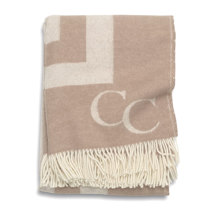 Monogram Wolldecke 130 x 200cm, Beige Classic Collection