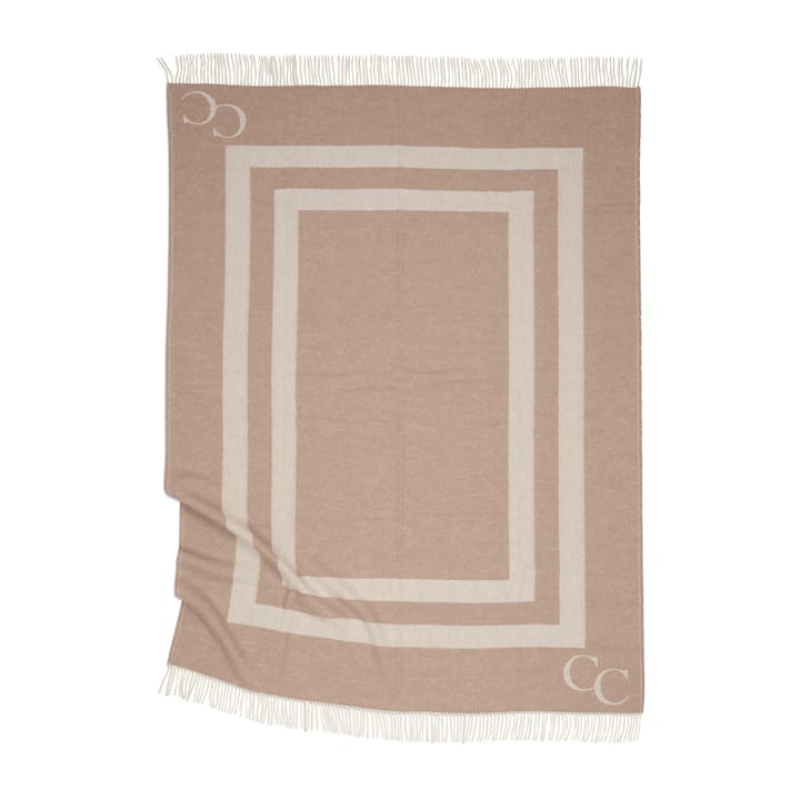 Monogram Wolldecke 130 x 200cm, Beige Classic Collection