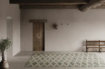 Röllakan Korsnäs Teppich - Blaugrün, 250x350 cm - Classic Collection