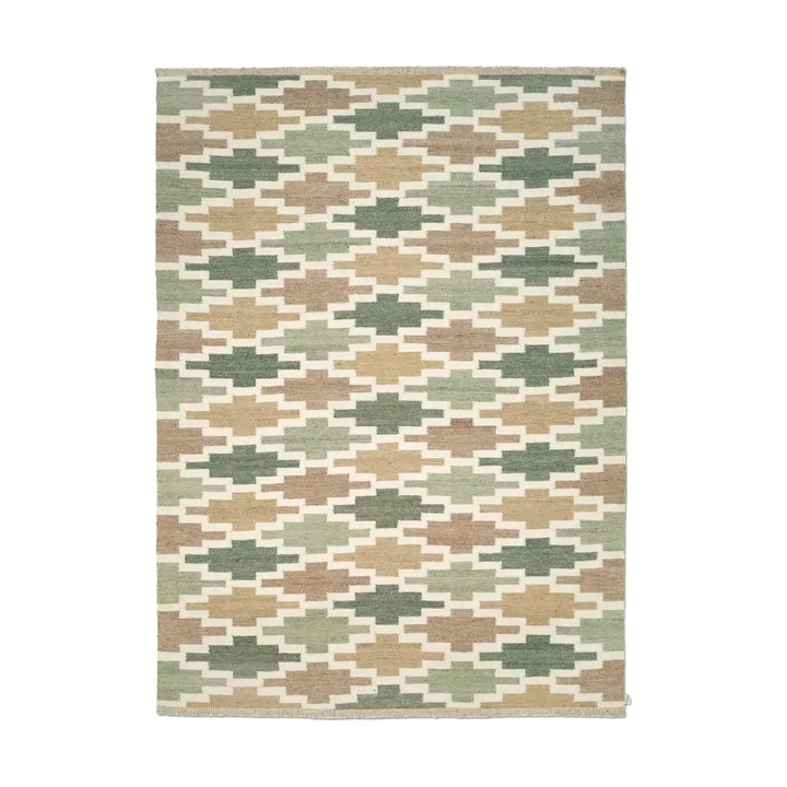Röllakan Korsnäs Teppich - Grünbeige, 170x230 cm - Classic Collection