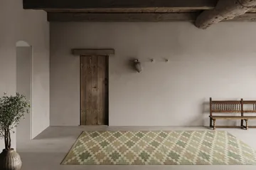 Röllakan Korsnäs Teppich - Grünbeige, 170x230 cm - Classic Collection