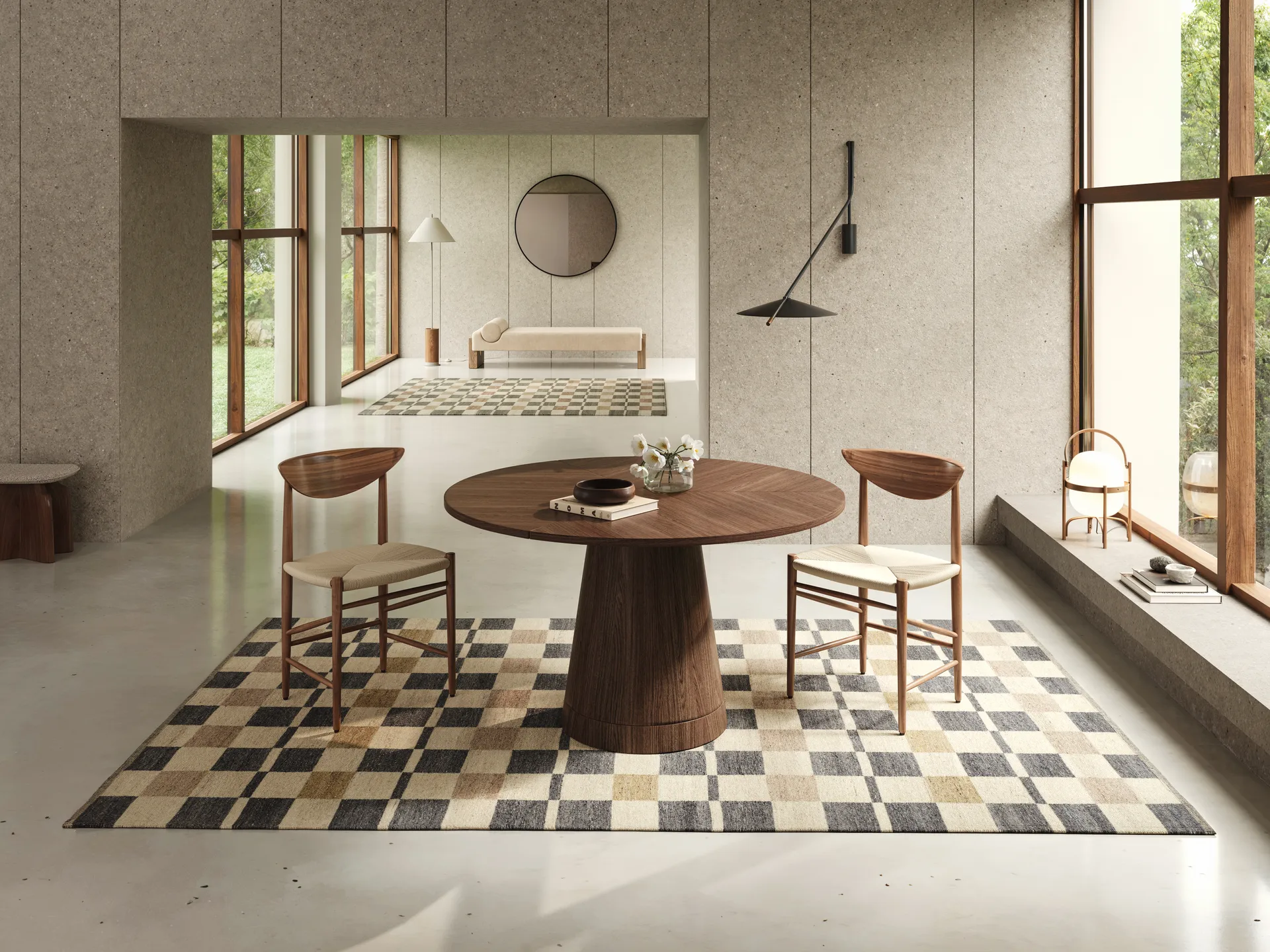 Rutvik Teppich, Blau, 250x350 cm Classic Collection