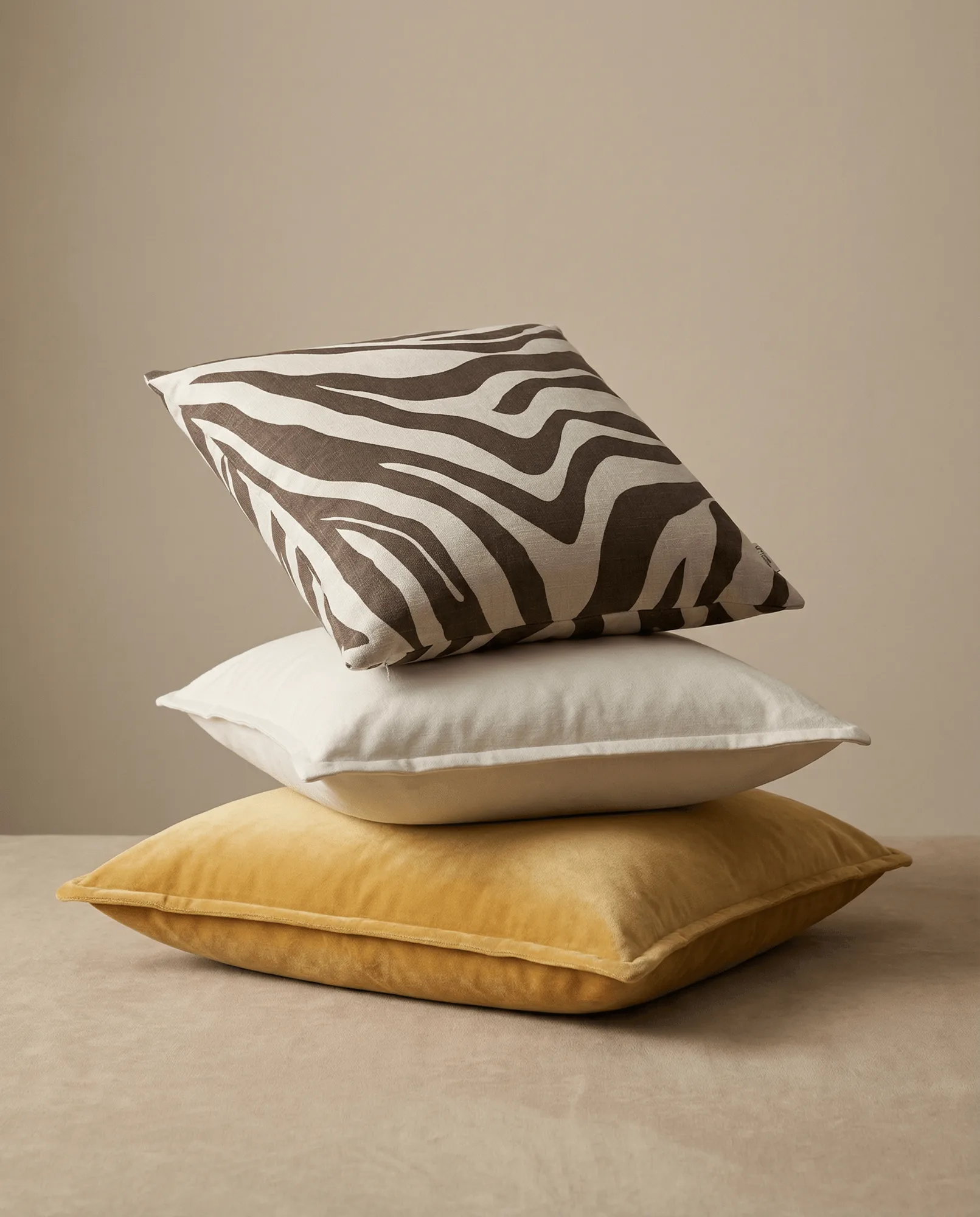 Savannah Kissenbezug, Brown-off white, 50x50 cm Classic Collection