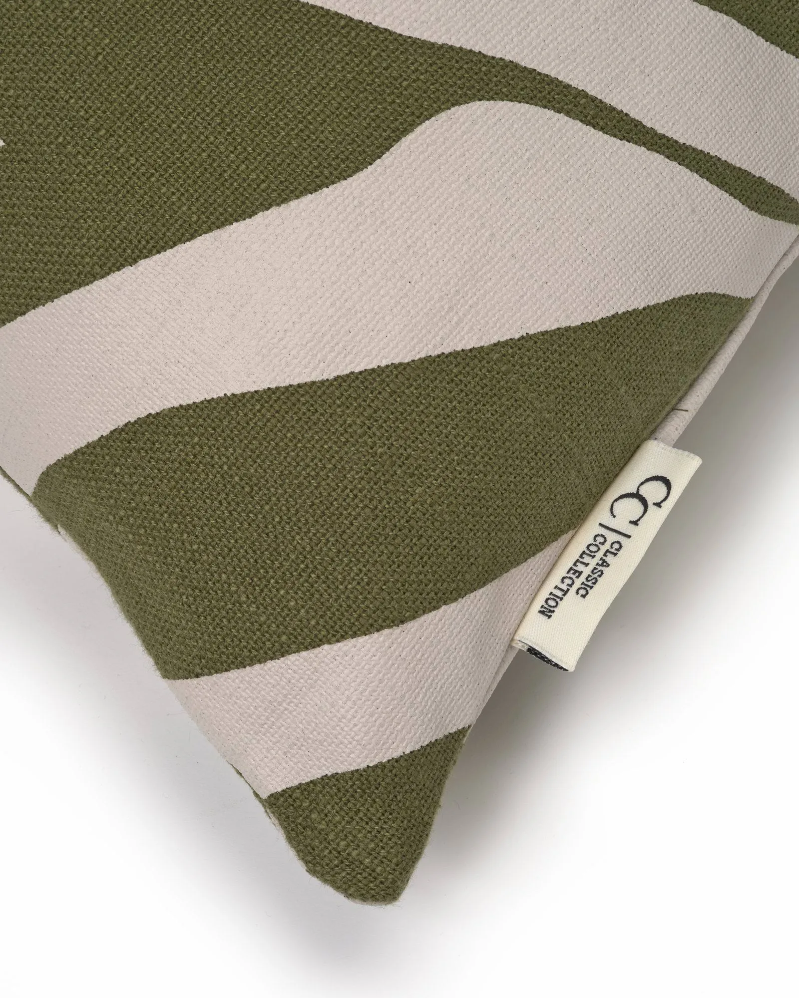 Savannah Kissenbezug, Green-off white, 50x50 cm Classic Collection