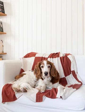 Square Decke 130x170 cm - Dark Brown - Classic Collection